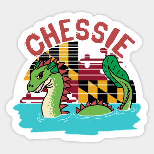 Chessie of the Chesapeake Sticker